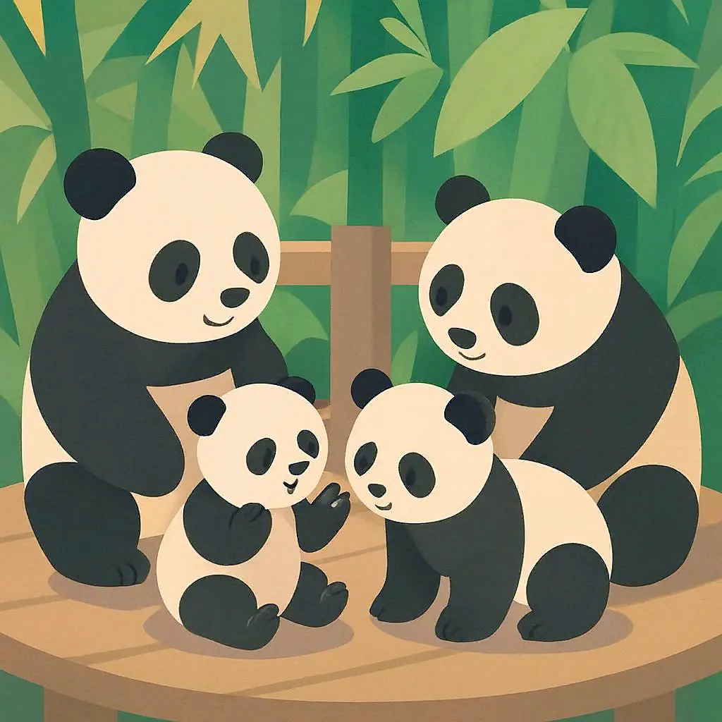 Puzzle (Panda Family)