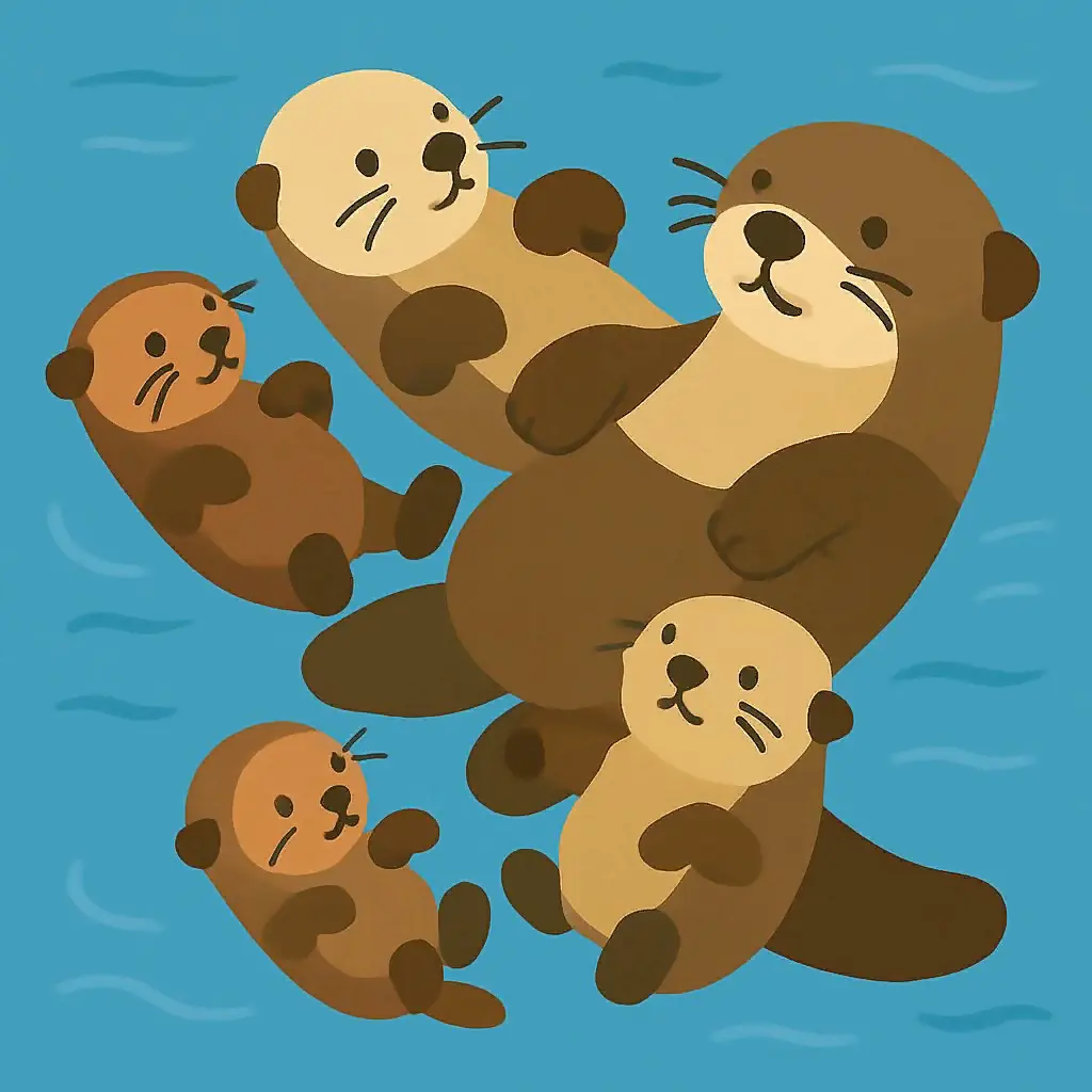 Puzzle (Floating Sea Otters)