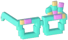 Brick Square Glasses