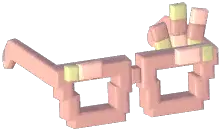 Brick Square Glasses