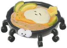 Ghost Cheesy Pumpkin Noodles