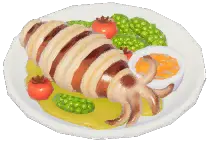 Grilled Squid w/ Pineapple Jam