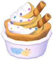 Waffle & Vanilla Ice Cream