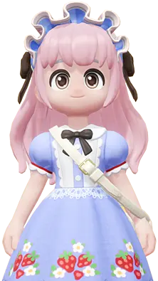 Strawberry Dress (Blue) set