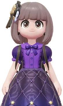 Midnight Dress (Purple) set