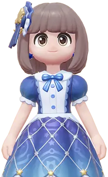 Midnight Dress (Blue) set