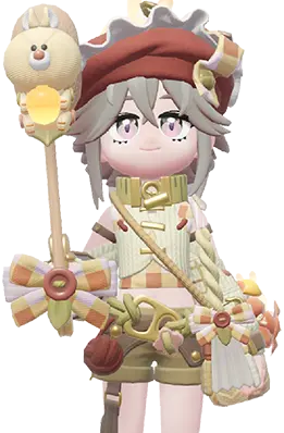 Orange Jungle Fairy (Sleeping) set