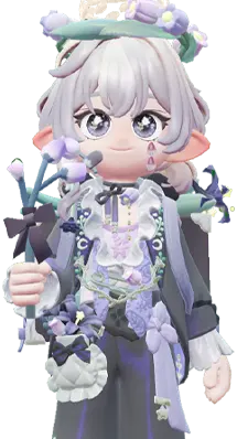 Mirror & Kaleidoscope (Black Brushleaf) set
