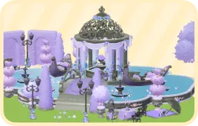 Purple Rosa Time (Yard) set