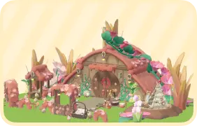 Orange Jungle Cottage (Garden) set