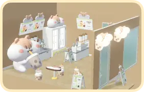 奶茶鼠屋 set