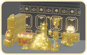 Gold House set