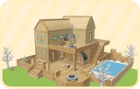 Frostgrove Hot Spring set