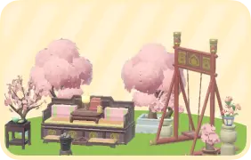 Plum Retreat set