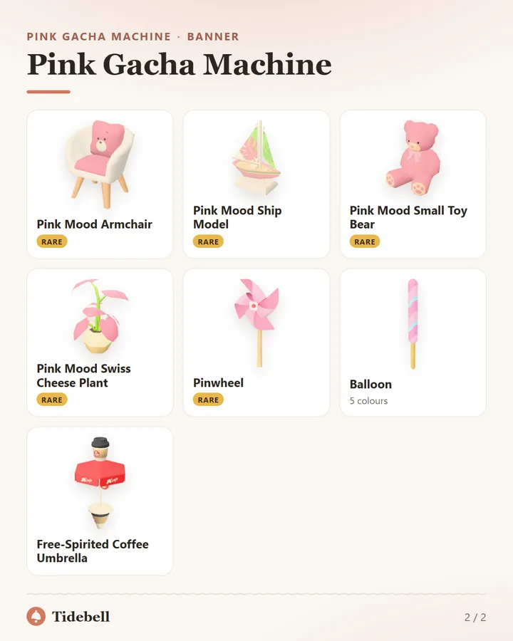 Pink Gacha Machine