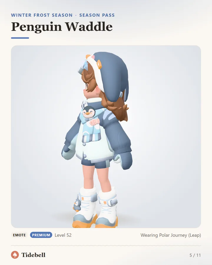 Penguin Waddle, Level 52
