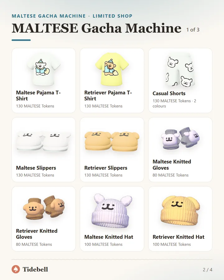 MALTESE Gacha Machine, 1 of 3