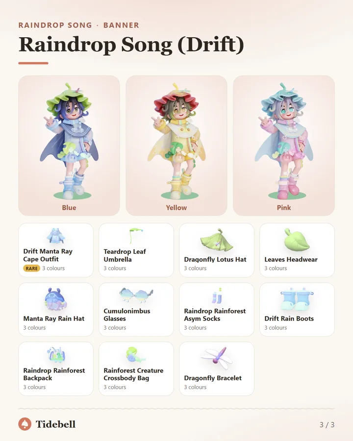 Raindrop Song (Drift)