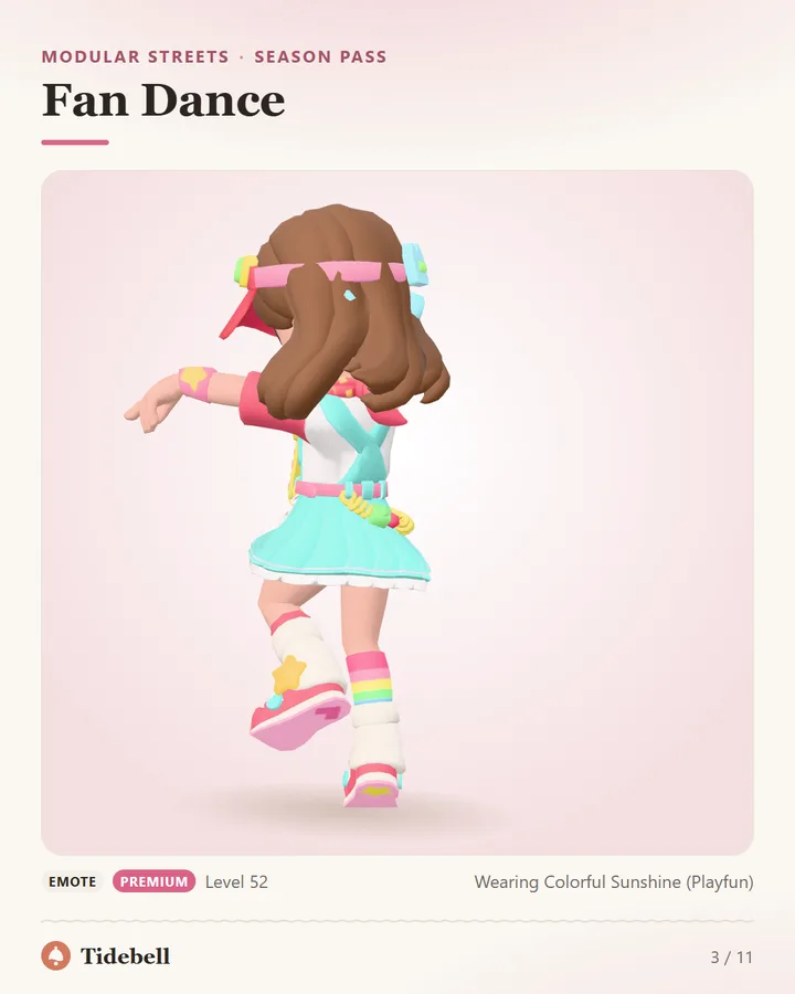 Fan Dance, Level 52