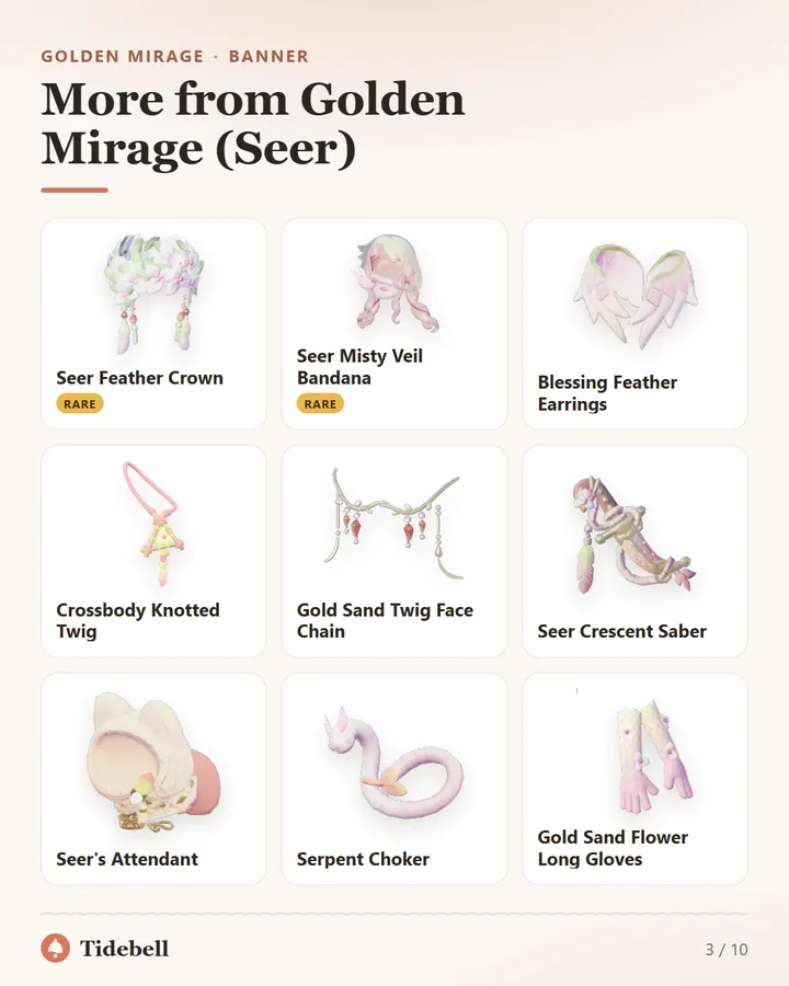 More from Golden Mirage (Seer)