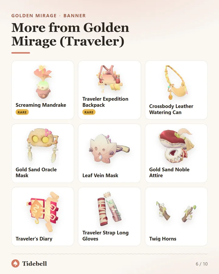 More from Golden Mirage (Traveler)