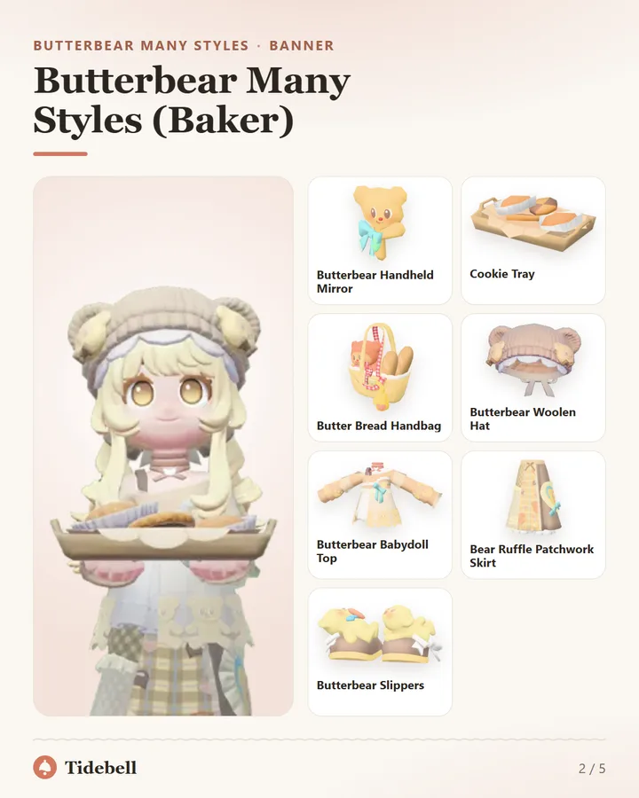 Butterbear Many Styles (Baker)