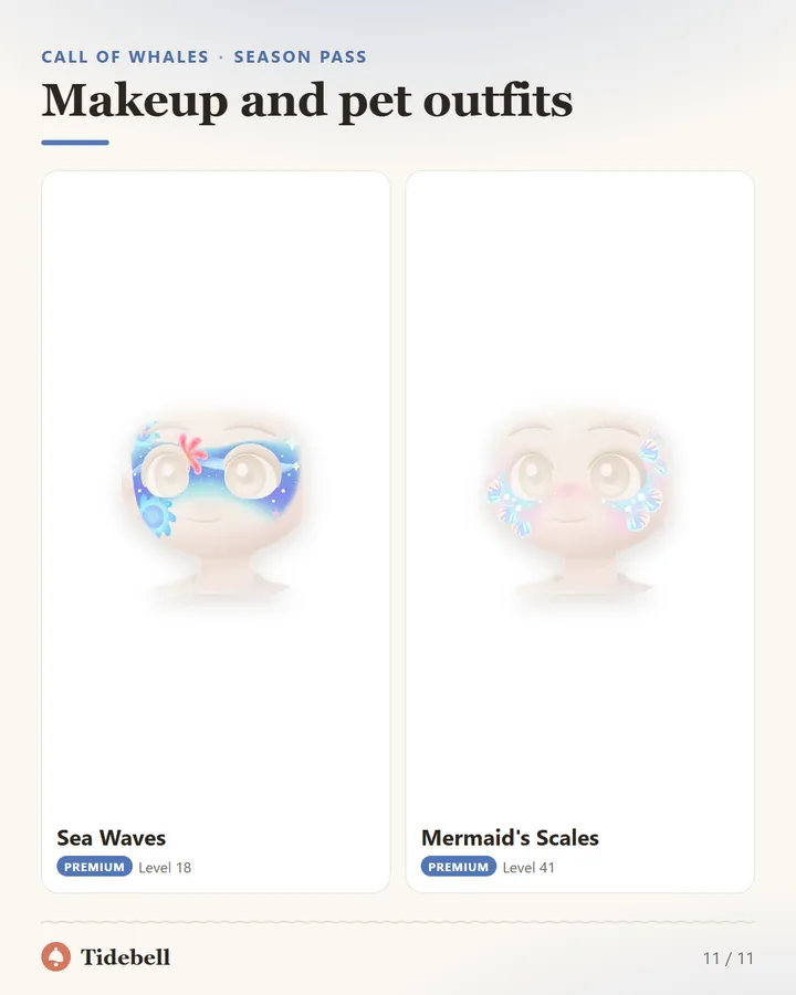 Makeup and pet outfits