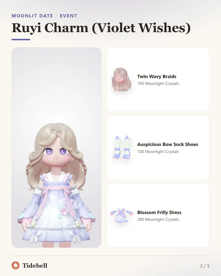 Ruyi Charm (Violet Wishes)