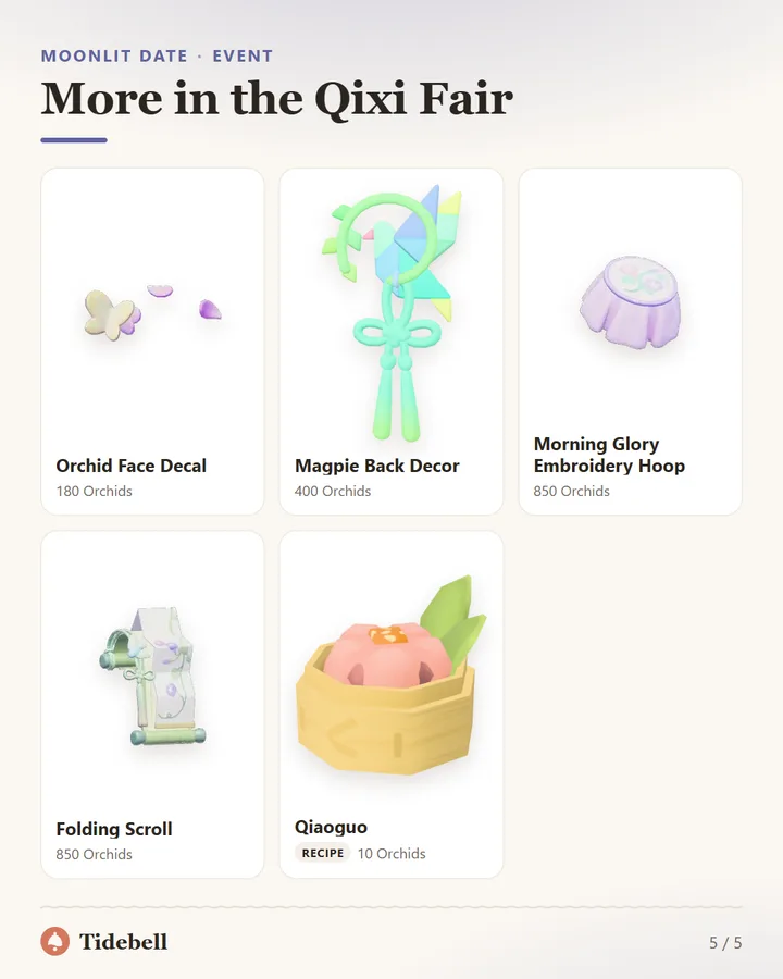 More in the Qixi Fair