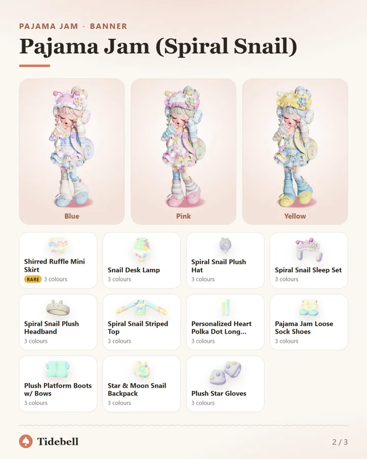 Pajama Jam (Spiral Snail)