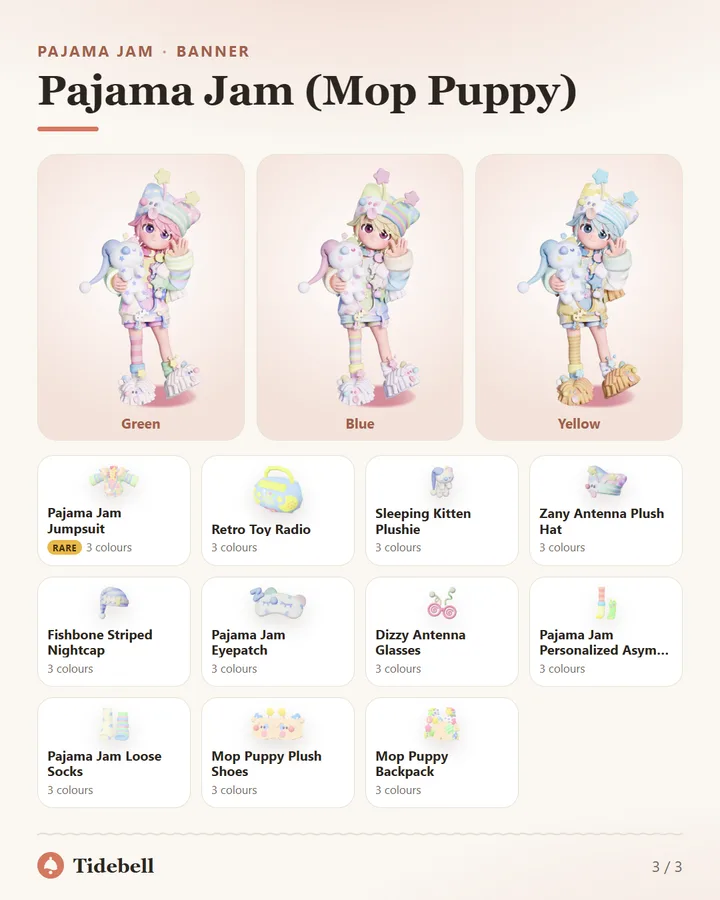 Pajama Jam (Mop Puppy)