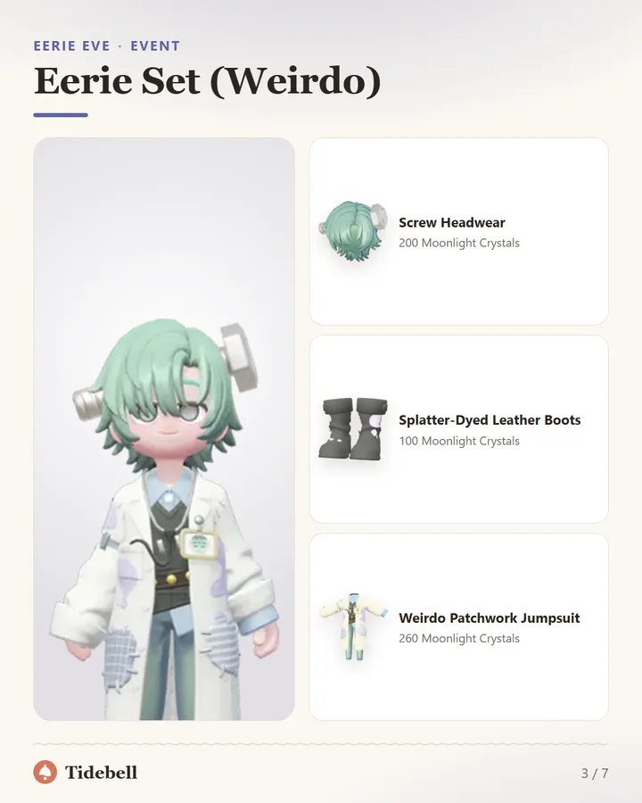 Eerie Set (Weirdo)