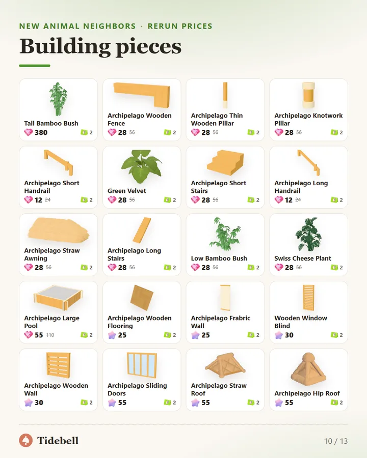 Building pieces