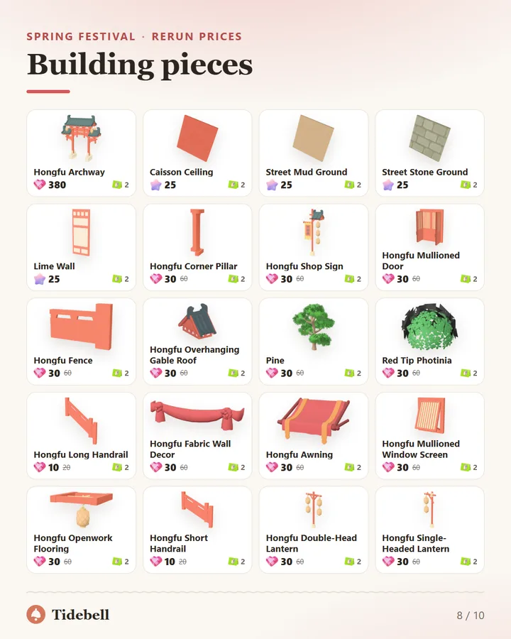 Building pieces