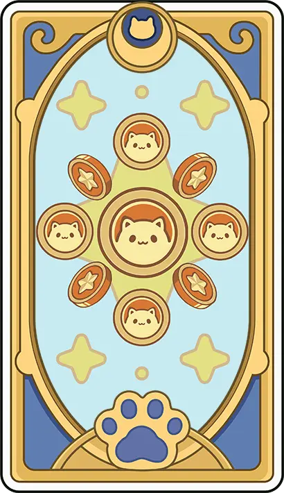 Nine of Pentacles
