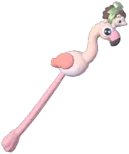 Hedgehog & Flamingo Croquet Mallet