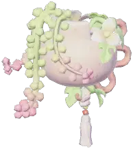 Gold Sand Flower Vine Watering Can