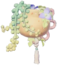 Gold Sand Flower Vine Watering Can