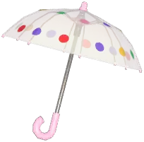 Polka Dot Long Umbrella