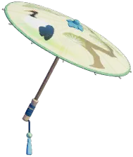 Crane & Pine Oil-Paper Umbrella