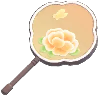 Gilded Hehuan Fan