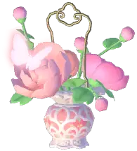 Embroidered Flower Basket