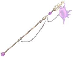 Celestial Beaded Shell Staff