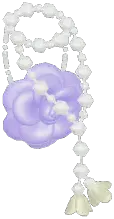 Pearl Flower Crossbody Bag