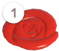 Rose Piano Key (C4)