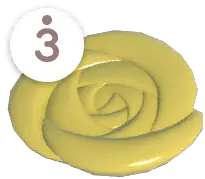 Rose Piano Key (E5)