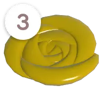 Rose Piano Key (E4)