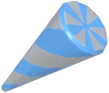Large Indigo Party Popper