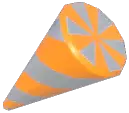 Yellow Party Popper