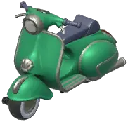 Green Motorcycle